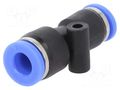 Push-in fitting; straight,inline splice,reductive; -0.95÷15bar PNEUMAT 136.0604