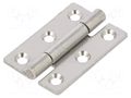 Hinge; Width: 30mm; stainless steel; H: 45mm ELESA+GANTER GN136NI30-45-C