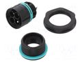 Connector: AC supply; screw terminal; male; TH387; 17.5A; 450V TECHNO THB.387.E4A