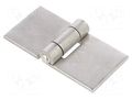 Hinge; Width: 80mm; stainless steel; H: 40mm ELESA+GANTER GN1362NI80-40A-BL