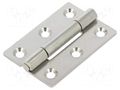 Hinge; Width: 40mm; stainless steel; H: 60mm ELESA+GANTER GN136NI40-60-C