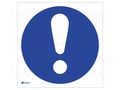 Safety sign; regulatory; PVC; W: 200mm; H: 200mm ANRO IM/001/C/P