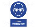 Safety sign; regulatory; self-adhesive folie; W: 200mm; H: 300mm ANRO IM/004/1/C1/F