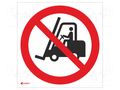 Safety sign; prohibitory; self-adhesive folie; W: 200mm; H: 200mm ANRO IP/006/C/F