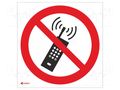 Safety sign; prohibitory; PVC; W: 200mm; H: 200mm ANRO IP/013/C/P