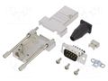 Connector: D-Sub; PIN: 9; male; straight; screw terminal; for cable AMPHENOL COMMUNICATIONS SOLUTIONS DTSL-RGLJST-09MSSC