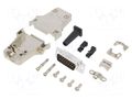 Connector: D-Sub; PIN: 15; male; straight; soldering; for cable AMPHENOL COMMUNICATIONS SOLUTIONS DTZF-LJSRG-15MSSL