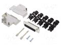Connector: D-Sub; PIN: 25; female; angled 45°; screw terminal AMPHENOL COMMUNICATIONS SOLUTIONS D45ZK-25FSSC