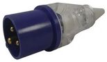PLUG, FREE, CLEAR, 230V, 16A, IP44 210306CL