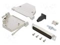 Connector: D-Sub; PIN: 37; male; angled 45°; soldering; for cable AMPHENOL COMMUNICATIONS SOLUTIONS DTSL-RGLJSS-37MSSL