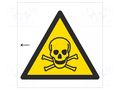 Safety sign; warning; PVC; W: 200mm; H: 200mm ANRO IW/016/C/P