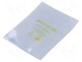 Protection bag; ESD; L: 152mm; W: 102mm; Thk: 76um; 100pcs; <100GΩ STATICTEC PRT-STP10102152