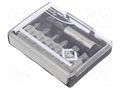 Kit: screwdriver bits; plastic cassette; Holder: C6,3mm; 25mm C.K CK-T4583C