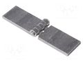 Hinge; Width: 120mm; steel; H: 30mm; without coating,for welding ELESA+GANTER GN1366ST120-30A-BL