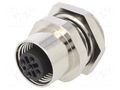 Connector: M12; socket; PIN: 5; female; 125V; vertical; IPX7; 5A ATTEND 216A-05FAR