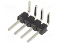 Connector: pin strips; pin header; male; PIN: 4; angled 90°; THT CONNFLY DS1022-1X4RDF14