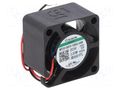 Fan: DC; axial; 5VDC; 25x25x15mm; 2.21m3/h; Vapo; 5300rpm SUNON MF25150V3-A99-A