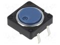 Microswitch TACT; SPST; Pos: 2; 0.05A/12VDC; THT; 0.7N; 12x12x3.5mm ALPS SKHCBKA010