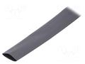 Heat shrink sleeve; thin walled; 3: 1; 24mm; L: 30m; black; reel HELLERMANNTYTON TF31-24/8BK30