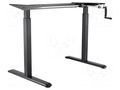 Desk frame; with manual height-adjustable LOGILINK PC-EO0010