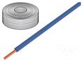 Wire; 0.2mm2; wire; Cu; PVC; blue; 60V; 10m; 1x0.2mm2 DONAU ELEKTRONIK D-105-2