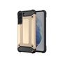 Hybrid Armor Case Tough Rugged Cover for Samsung Galaxy S21 FE gold, Hurtel 5907769326448 5907769326448