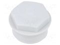 Stopper; M32; 1.5; IP54; polyetylene; grey; WN; Thread: metric HUMMEL HUMMEL-1282320050