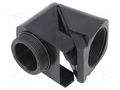 Connector; angular; M16; M16; IP68; polyamide; black; Snap Elbow HUMMEL HUMMEL-1316160150
