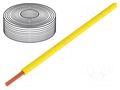 Wire; LiY; stranded; Cu; 0.25mm2; PVC; yellow; 900V; 250m; Class: 5 LAPP LIY-0.25YE