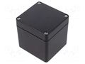 Enclosure: multipurpose; X: 75mm; Y: 80mm; Z: 75mm; polyester; black RAYCHEM RPG GRJ-04BK