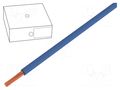 Wire; H07V-K; stranded; Cu; 1.5mm2; PVC; dark blue; 450V,750V; 100m LAPP H07V-K1X1.5DBL