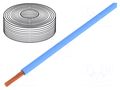 Wire; H07V-K; stranded; Cu; 2.5mm2; PVC; blue; 450V,750V; Class: 5 ELTRIM H07V-K-250-BL
