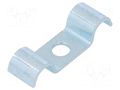 Screw mounted clamp; ØBundle : 8mm; Ømount.hole: 6mm; W: 12mm OBO BETTERMANN OBO-1009461