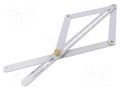 Try square; 165x320mm; adjustable MEDID MED.6040