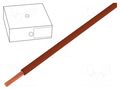 Wire; H07V-K; stranded; Cu; 4mm2; PVC; brown; 450V,750V; Class: 5 HELUKABEL H07VK400BR