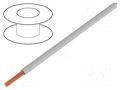 Wire; H07V2-K; stranded; Cu; 2.5mm2; 14AWG; PVC; grey; 450V,750V HELUKABEL H07V2-K250GY