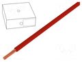 Wire; H07V-K; stranded; Cu; 1.5mm2; PVC; red; 450V,750V; Class: 5 HELUKABEL H07VK150RT
