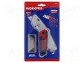 Knife; locked blade Workpro WP-W013030WE