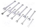 Wrench-set; combination spanner; chromium plated steel; 12pcs. C.K CK-T4343M/12ST