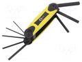 Wrench-set; hex key; Plating: black finish C.K CK-T4406