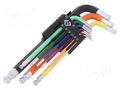 Wrench-set; hex key,spherical; 9pcs. C.K CK-T4449