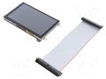 Display: TFT; 5"; 800x480; 108x64.8mm; Interface: 8080; Fusion v8 MIKROE MIKROE-3859