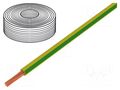 Wire; H07Z-K; stranded; Cu; 16mm2; FRNC; green-yellow; 450V,750V LAPP H07Z-K90-1X16GRYL