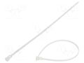 Cable tie; multi use; L: 280mm; W: 4.8mm; natural; polyamide; 222N FIX&FASTEN FIX-TR-4.8X280/N