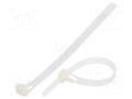 Cable tie; multi use; L: 150mm; W: 7.6mm; natural; polyamide; 222N FIX&FASTEN FIX-TR-7.6X150/N