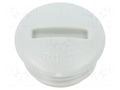 Stopper; PG7; polystyrene; light grey; 6mm OBO BETTERMANN OBO-2033070