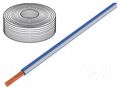 Wire; LiY; stranded; Cu; 0.25mm2; PVC; blue-white; 900V; 250m LAPP LIY-0.25BLWH