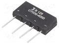 Bridge rectifier: single-phase; Urmax: 250V; If: 7A; Ifsm: 150A DIOTEC SEMICONDUCTOR B125C7000A-DIO