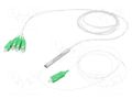 Transition: splitter; SC/APC,both sides; 1.5m; Wire dia: 0.9mm QOLTEC QOLTEC-54202