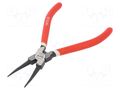 Pliers; for circlip; internal; Pliers len: 180mm; straight YATO YT-2137